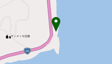 嵐の湯 日南海岸モ・アイの地図画像