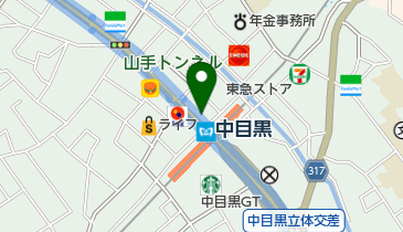 ほぐしの達人 中目黒店の地図画像