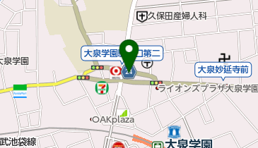 ほぐしの達人 大泉学園店の地図画像