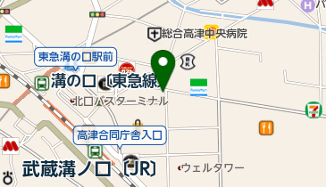 ほぐしの達人 溝の口店の地図画像