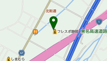 フレスポ静岡の地図画像