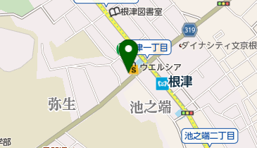 やなか珈琲店 根津店の地図画像