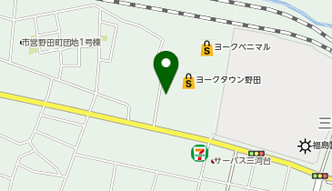 菜々家 福島野田店の地図画像