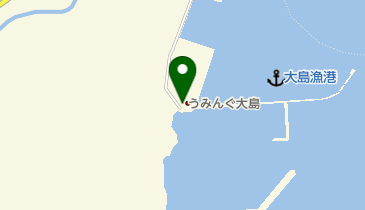 大島海洋体験施設 うみんぐ大島の地図画像