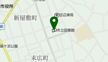 田辺市立図書館の地図画像