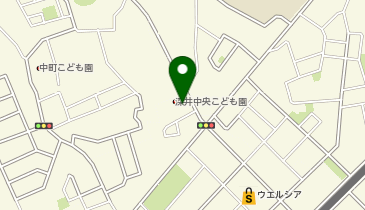 深井中央こども園の地図画像