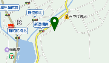 玉島地区の地図画像