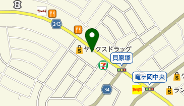 勝神 角ふじの地図画像