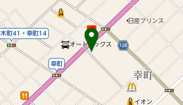 羅妃焚 江別店の地図画像