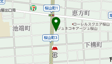 ちりめん亭 桜山店の地図画像