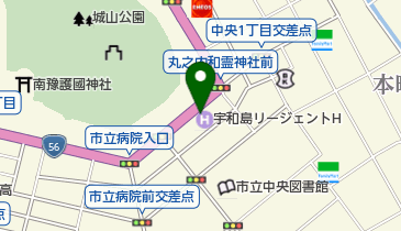 町家カフェ 太郎茶屋 鎌倉 宇和島店の地図画像