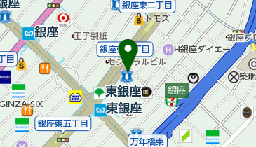 バリュー貸会議室 東銀座の地図画像