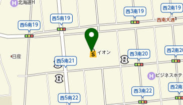 玉光堂 イオン帯広店の地図画像