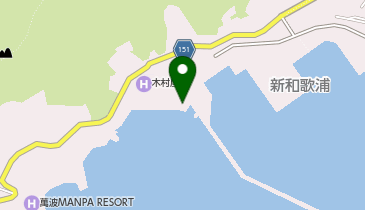 和歌の浦海岸の地図画像