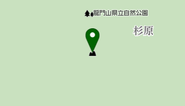 龍門山の磁石岩の地図画像