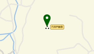 穴井戸観音の地図画像