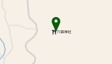 穴森神社の地図画像