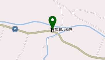 楽庭八幡社の地図画像