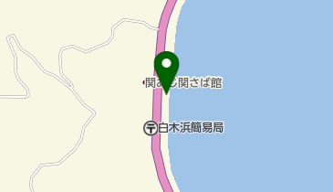 白木海水浴場の地図画像
