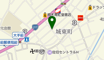 新町通りの地図画像