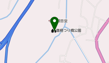 鷹栖つり橋公園の地図画像