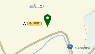 鍋山磨崖仏・三の宮の景の地図画像