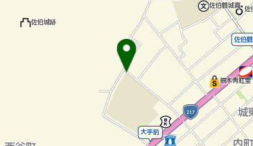 矢野龍渓生家跡の地図画像