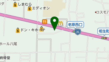 来来亭 八尾植松店の地図画像