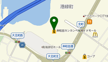 河内らーめん 喜神 岸和田カンカンベイサイドモール店の地図画像