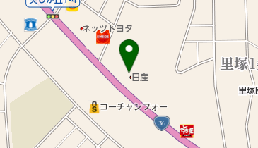 札幌日産自動車株式会社 里塚店の地図画像