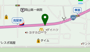 博多ラーメン 琥家 高屋店の地図画像