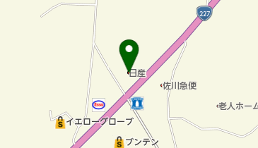 函館日産 江差店の地図画像