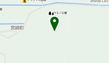 ウエノ公園の桜の地図画像