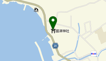 国津神社の地図画像