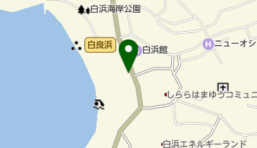 ハマユウ自生地の地図画像