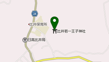 比井若一王子神社の地図画像