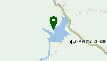 動鳴気渓の桜の地図画像