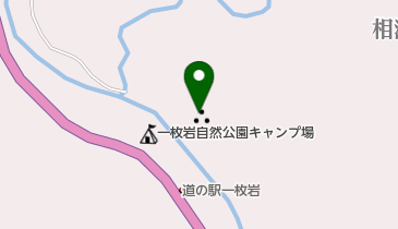 一枚岩の桜の地図画像