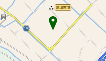 地山古墳の地図画像