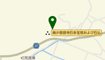 廃少菩提寺の地図画像