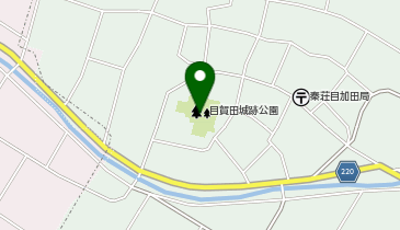 目加田城跡の地図画像