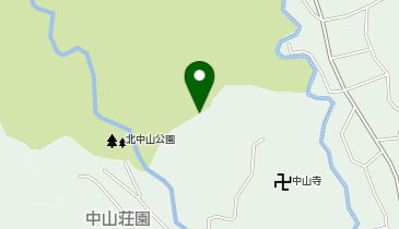 宝塚自然休養林の地図画像