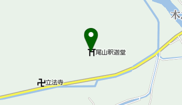 尾山釈迦堂 白山神社の地図画像