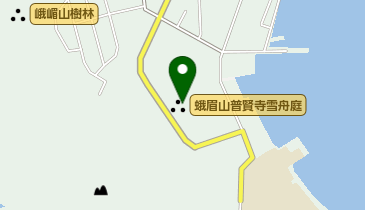 普賢寺庭園 雪舟庭の地図画像