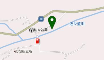 萩市佐々並市伝統的建造物群保存地区の地図画像