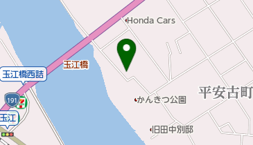 萩市平安古地区伝統的建造物群保存地区の地図画像