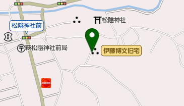 萩城下町夏みかんのかおりの地図画像