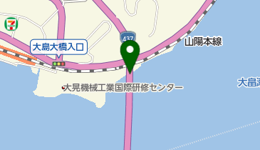 大畠瀬戸の渦潮の地図画像