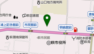 明倫館遺構南門の地図画像