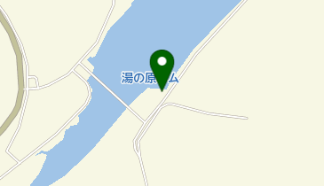 湯の原ダムの地図画像
